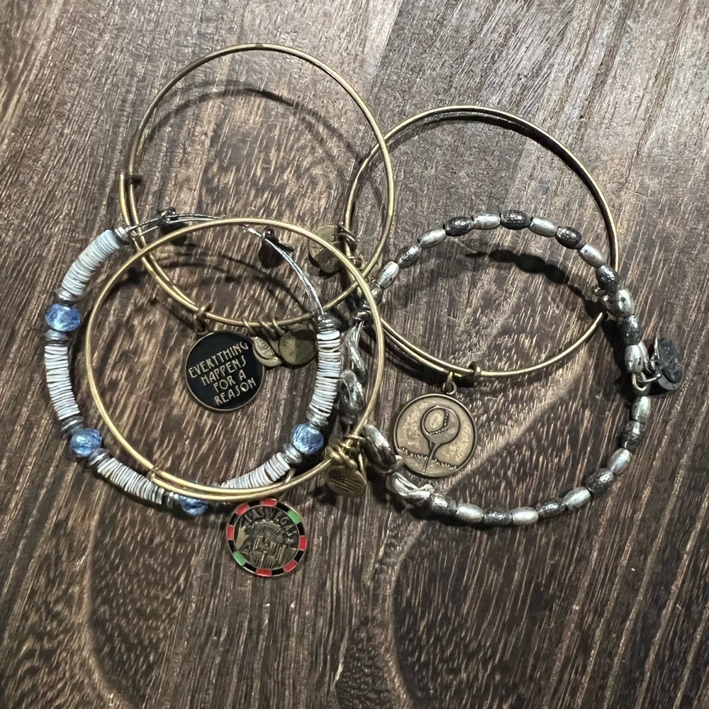 Alex & Ani Bracelets Set Of 5 B48